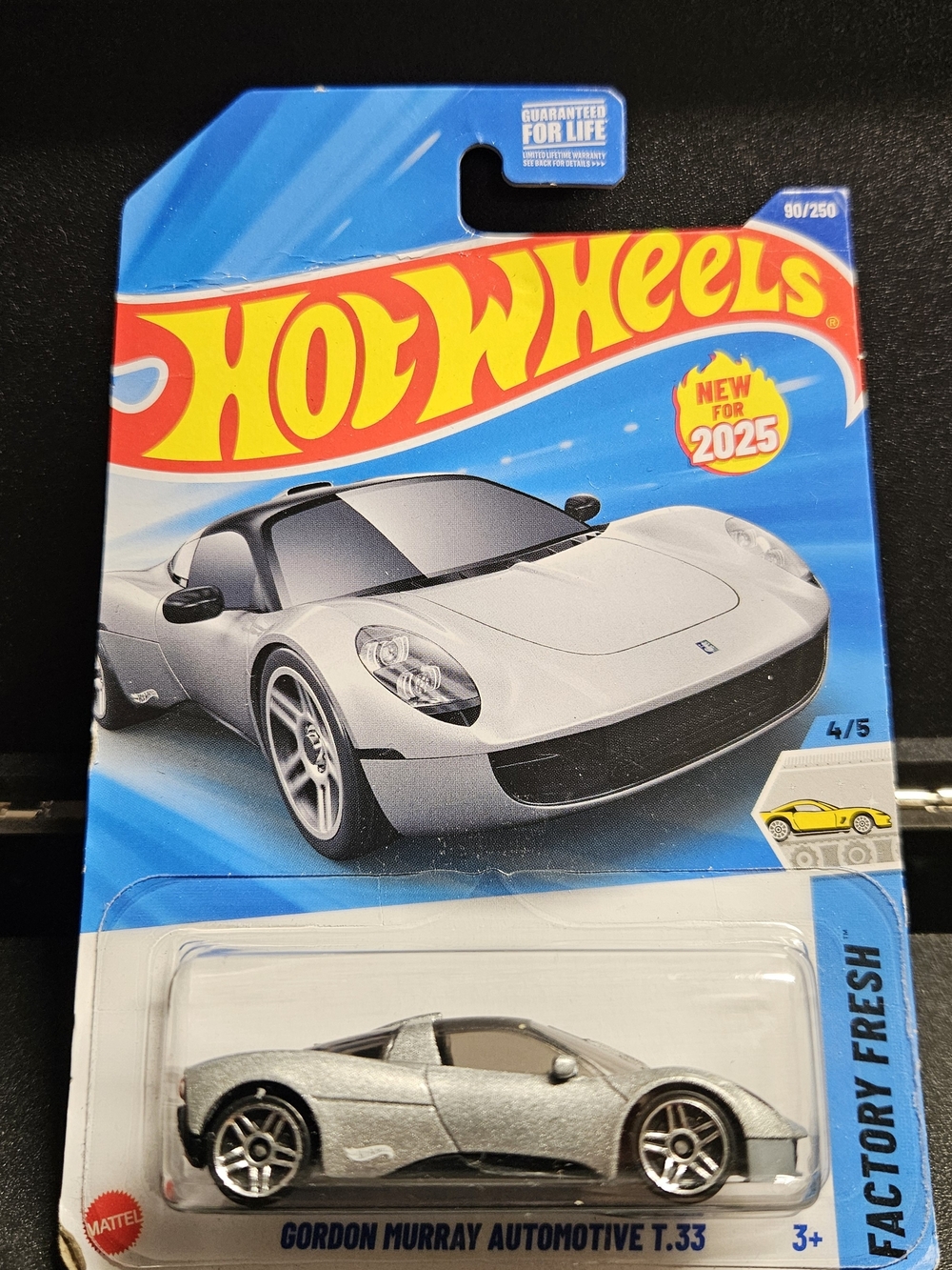 Gordon Murray Automotive T.33 Kids Toy Car - Silver